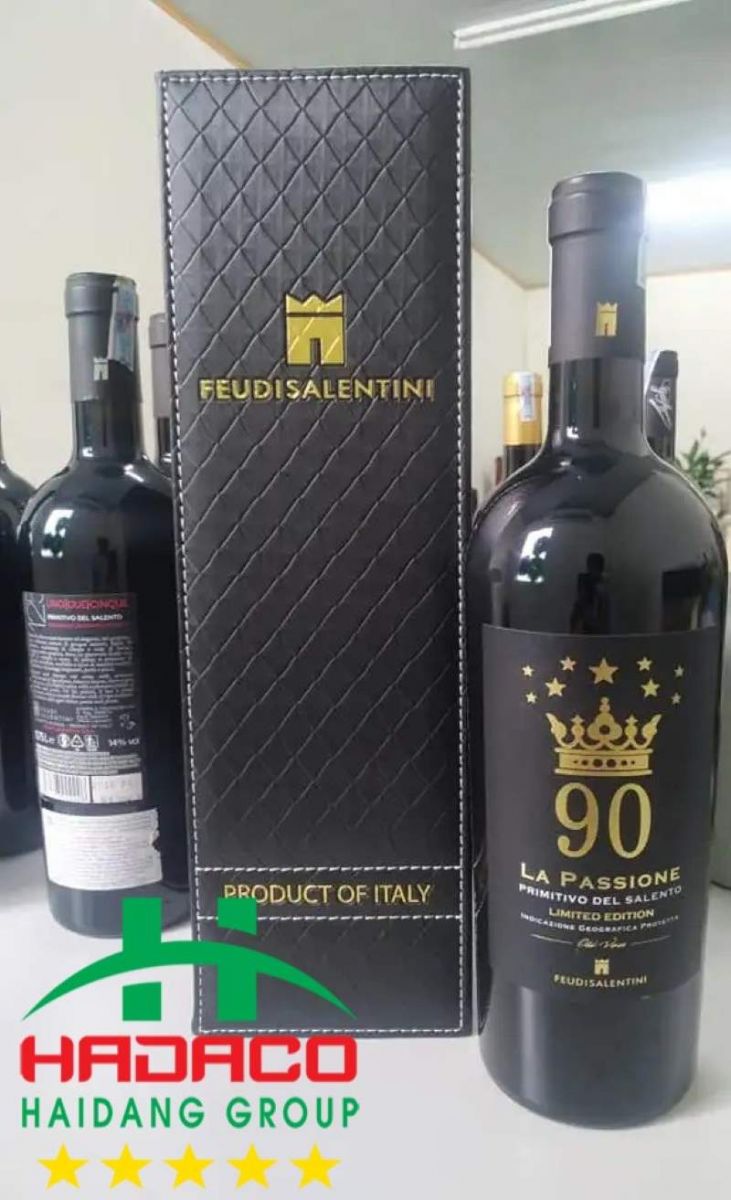 Rượu Vang Đỏ Ý La Passione 90 Primitivo (15,5%)