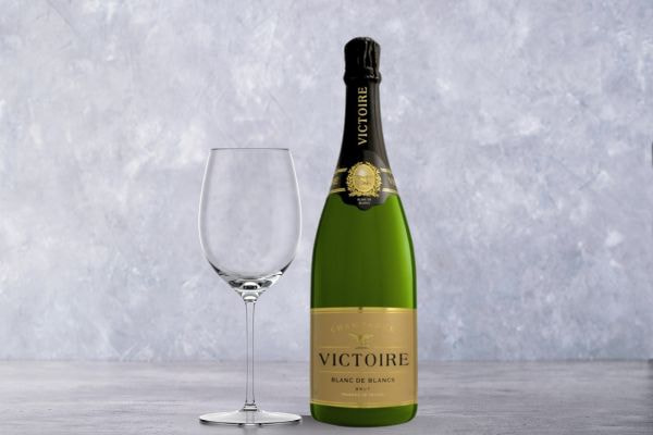 Rượu vang Pháp Victoire Champagne Blanc de Blancs 12% 