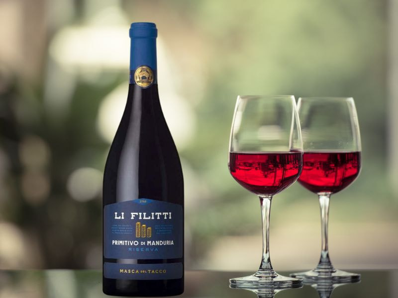 Rượu vang đỏ Li Filitti Primitivo di Manduria 14.5% 