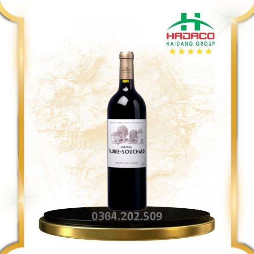 Rượu vang đỏ Pháp Chateau Faurie Souchard 2016 Grand Cru Classé