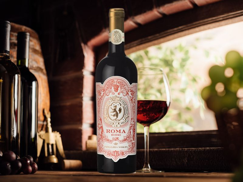 Rượu vang đỏ Roma Rosso D.O.C 14% 