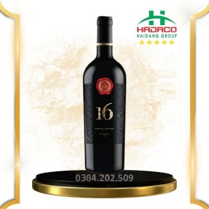 Rượu vang đỏ Ý 16 Negroamaro del Salento 16% 