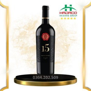 Rượu vang đỏ Ý 15 Negroamaro del Salento 15%