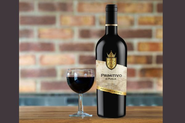 Rượu vang đỏ Ý 185 Primitivo di Puglia 18.5% 