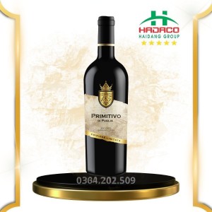 Rượu vang đỏ Ý 185 Primitivo di Puglia 18.5%