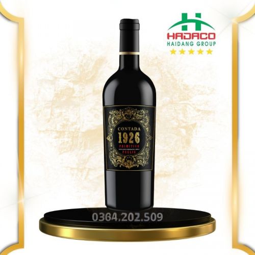 Rượu vang đỏ Ý 1926 Primitivo Puglia 15.5%