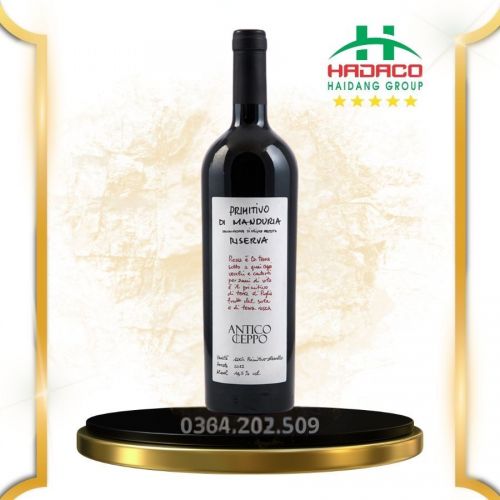 Rượu vang đỏ Ý Antico Primitivo 14.5%