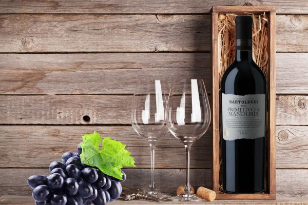 Rượu vang đỏ Ý Bartolucci Primitivo Di Manduria 15% 