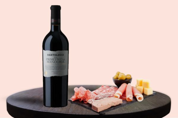 Rượu vang đỏ Ý Bartolucci Primitivo Di Manduria 15% 