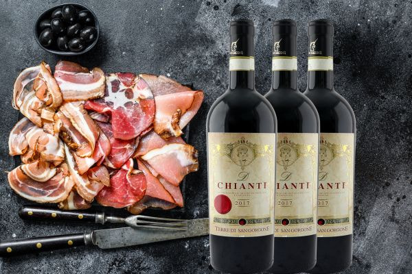 Rượu vang đỏ Ý Chianti D Terre Di San Gorgone 3L 14.5% 