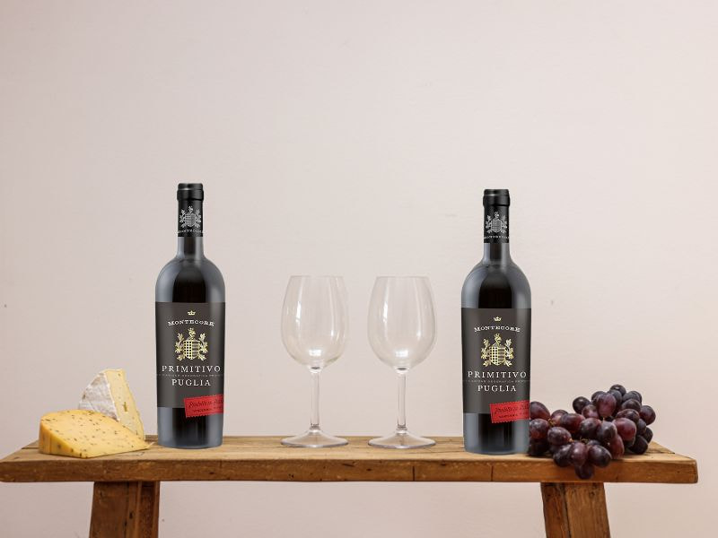 Rượu vang đỏ Ý Montecore Primitivo I.G.P 13% 