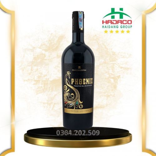 Rượu vang đỏ Ý Phoenix Primitivo 14.5%