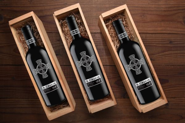 Rượu vang đỏ Ý S. Crucis Primitivo di Manduria 14.5% - Thập tự bạc 