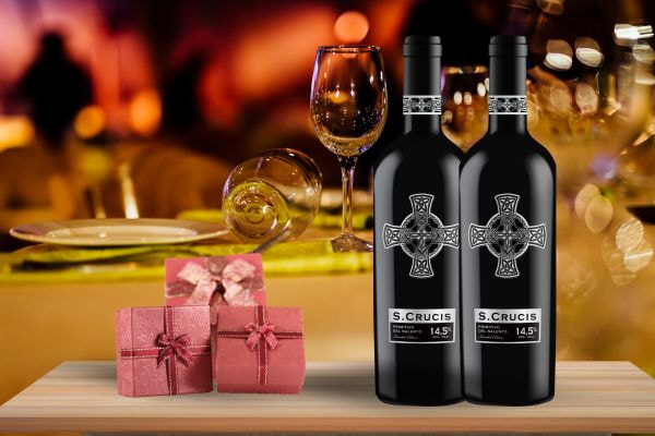 Rượu vang đỏ Ý S. Crucis Primitivo di Manduria 14.5% - Thập tự bạc 