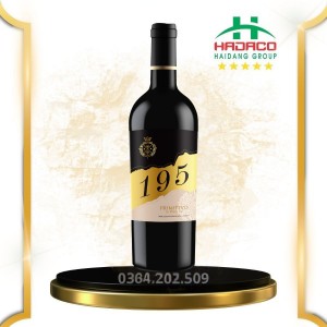 Rượu vang đỏ Ý 195 Primitivo di Puglia 19.5%