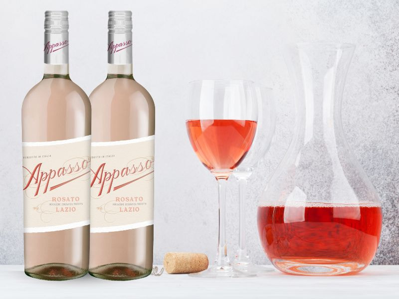   Rượu vang hồng Ý Appasso Rosato 12% 