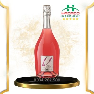 Rượu vang hồng Ý Merlot Rosè Sparkling 12%