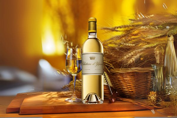 Rượu vang trắng ngọt Pháp CH D'YQUEM 13.5% 