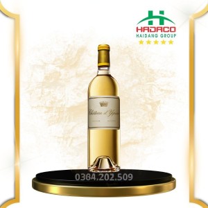 Rượu vang trắng ngọt Pháp CH D'YQUEM 13.5%