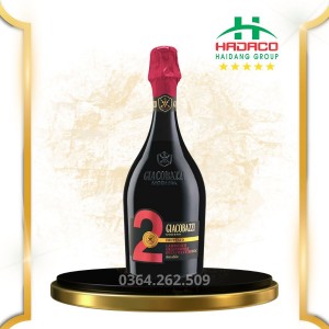 Rượu Vang Sủi Ý Giacobazzi 2 Fruttato Lambrusco Amabile (8,5%)