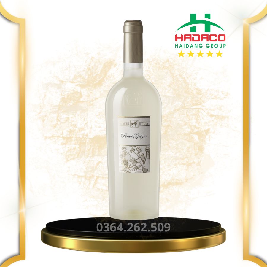 Tenuta Ulisse Pinot Grigio vị hoa trắng và ổi kết hợp cùng hải sản hấp hoặc cá hồi