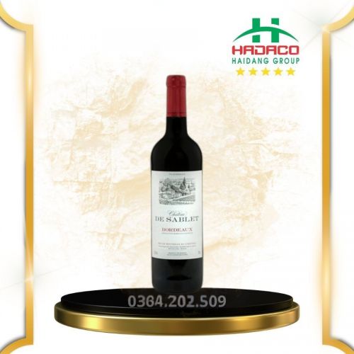 Rượu vang đỏ Pháp Chateau de Sablet 13.5%