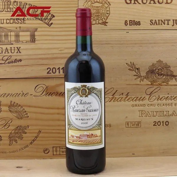 Rượu vang nhập khẩu chính hãng Hải Phòng ACF - Rượu vang Pháp Chateau Rauzan Gassies (13%)