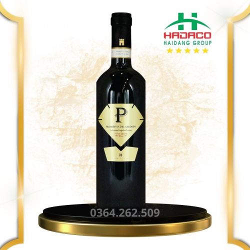 Rượu Vang Đỏ Ý P Golden Primitivo (14,5%)