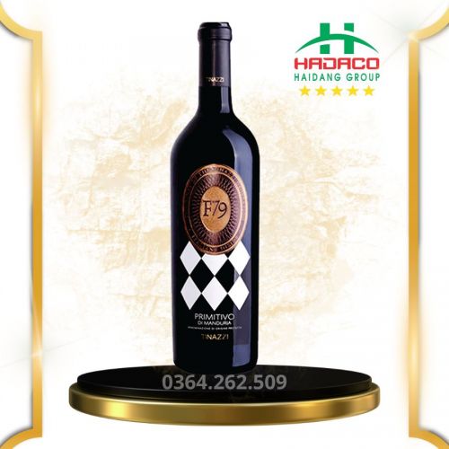 RƯỢU VANG ĐỎ Ý F79 PRIMITIVO DI MANDURIA (14%)