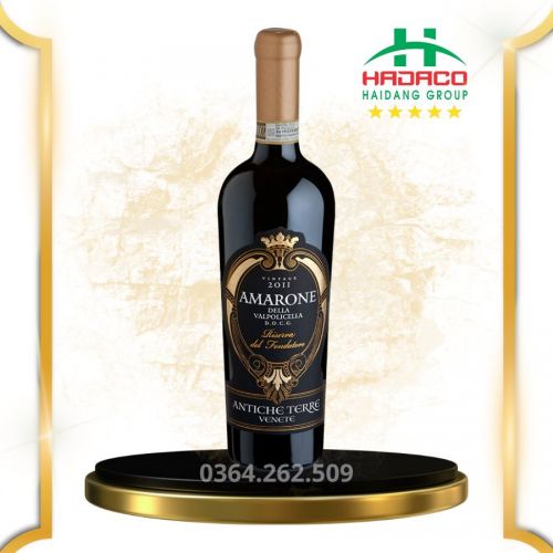 Rượu vang đỏ Ý Amarone Della Valpolicella Riserva del Fondatore DOCG 2011 16%