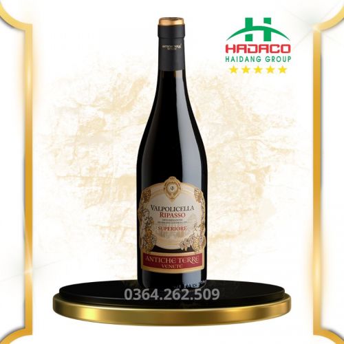 Rượu vang đỏ Ý Valpolicella Ripasso Superiore DOC 2016 14%