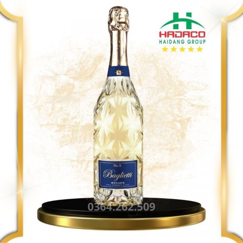 Vang trắng MOSCATO No.5 SPARKLING (6,5º)