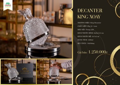 Decanter King Xoay