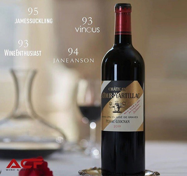  Rượu vang nhập khẩu chính hãng Hải Phòng ACF - Rượu vang Pháp Château Latour Martillac