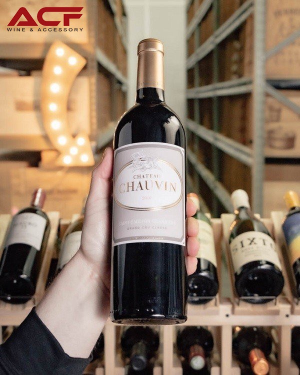 Rượu vang nhập khẩu chính hãng Hải Phòng ACF - Rượu vang Pháp chính hãng Chateau Chauvin (13%)