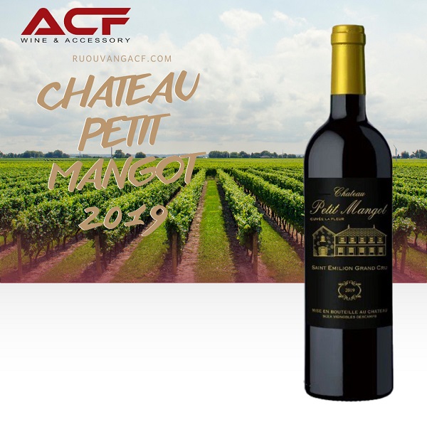 Rượu vang nhập khẩu chính hãng Hải Phòng ACF - Rượu vang Pháp Chateau Petit Mangot St Emilion Grand Cru (14%)