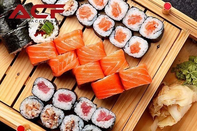 Rượu vang nhập khẩu chính hãng Hải Phòng ACF - Sashimi cá hồi