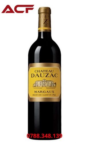 VANG CHATEAU DAUZAC MARGAUX 2018 (13%)