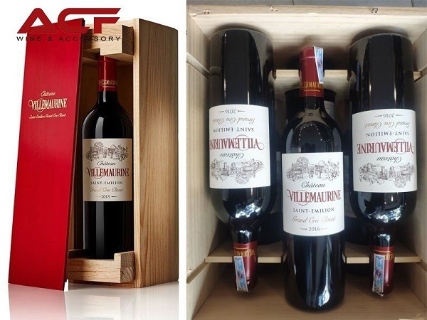 Rượu vang nhập khẩu chính hãng Hải Phòng ACF - Rượu vang Pháp Chateau Villemaurine  (14%)