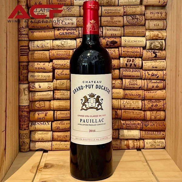 Rượu vang nhập khẩu chính hãng Hải Phòng ACF - Rượu vang Pháp Chateau Grand-Puy Ducasse (13%)