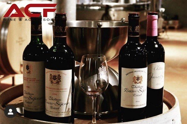 Rượu vang nhập khẩu chính hãng Hải Phòng ACF - Rượu vang Pháp Chateau Beau Sejour Becot (14%)