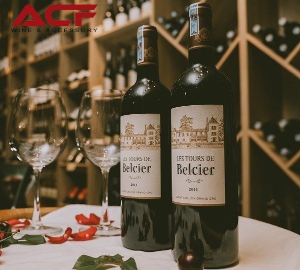 Rượu vang nhập khẩu chính hãng Hải Phòng ACF - Rượu vang Pháp Lestour De Belcier Grand Cru (14%)