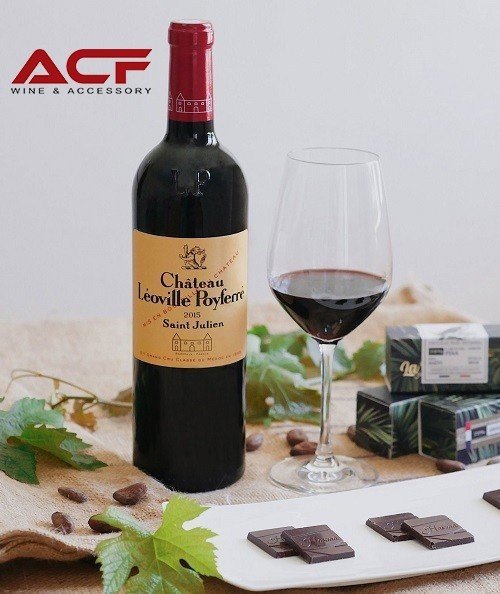 Rượu vang nhập khẩu chính hãng Hải Phòng ACF - Rượu vang Pháp Chateau Leoville Poyferre (13,5%)