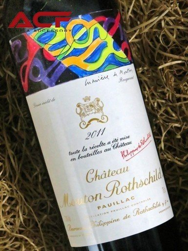 Rượu vang nhập khẩu chính hãng Hải Phòng ACF - Rượu vang Pháp Chateau Mouton Rothschild 2011 (13%)