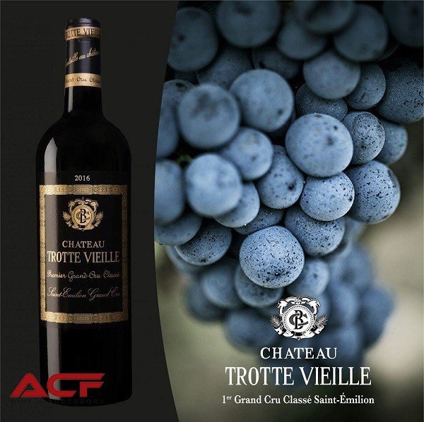 Rượu vang nhập khẩu chính hãng Hải Phòng ACF - Rượu vang Pháp Chateau Trotte Vieille (14%)